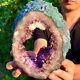 3.19lb Amazing Large And Thick Natural Amethyst Hole Piece F482