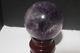 3.75 Large Amethyst Sphere Brazilian Amethyst Geode Show Piece With Stand