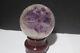 3.75 Large Amethyst Sphere Brazilian Amethyst Geode Show Piece With Stand