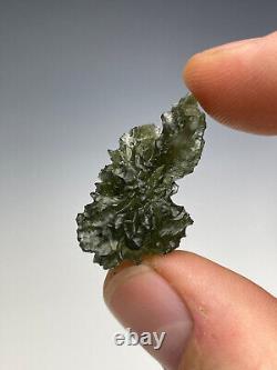 3.92g MOLDAVITE collection piece TOP grade #RM221