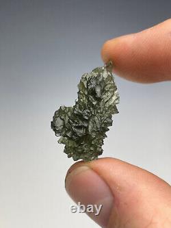 3.92g MOLDAVITE collection piece TOP grade #RM221