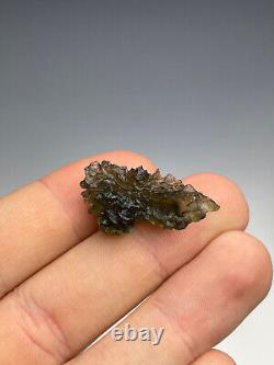 3.92g MOLDAVITE collection piece TOP grade #RM221