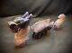 3 Piece Rainbow Fluorite Dragon Serpent 1.2 Kg