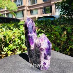 3 Pieces 2520g Natural Dreamy Purple Crystal Multi Pointed Pillars Healing 1168