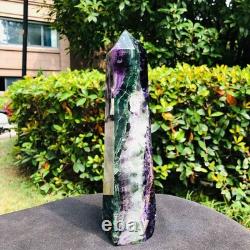 3 Pieces 8.51LB Natural Colour Fluorspar Quartz Crystal Energy Column 1340