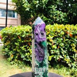 3 Pieces 8.51LB Natural Colour Fluorspar Quartz Crystal Energy Column 1340