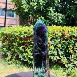 3 Pieces 8.51LB Natural Colour Fluorspar Quartz Crystal Energy Column 1340