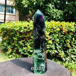 3 Pieces 8.51LB Natural Colour Fluorspar Quartz Crystal Energy Column 1340