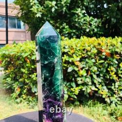 3 Pieces 8.51LB Natural Colour Fluorspar Quartz Crystal Energy Column 1340