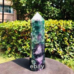 3 Pieces 8.51LB Natural Colour Fluorspar Quartz Crystal Energy Column 1340
