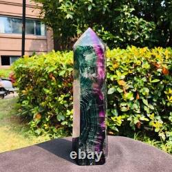 3 Pieces 8.51LB Natural Colour Fluorspar Quartz Crystal Energy Column 1340