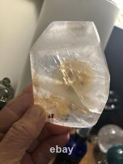 3-pc Natural Clear Dendritic Quartz Crystal. Display