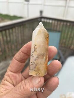 3-pc Natural Clear Dendritic Quartz Crystal. Display