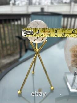 3-pc Natural Clear Dendritic Quartz Crystal. Display