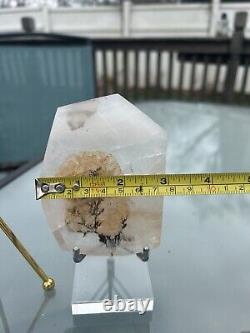 3-pc Natural Clear Dendritic Quartz Crystal. Display