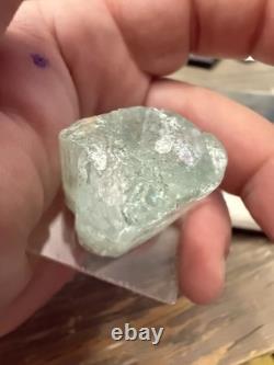 3 piece lot aquamarine crystal specimens