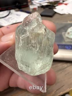 3 piece lot aquamarine crystal specimens