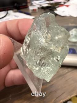 3 piece lot aquamarine crystal specimens