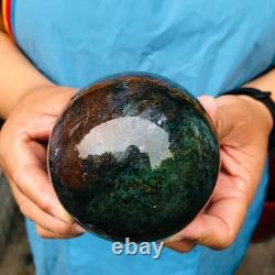 3 pieces 4.57LB Natural Water Grass Agate Ball Quartz Crystal Specimen 2115
