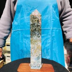 3 pieces 5.25LB Natural Aquatic Agate Crystal Pillar Quartz obelisk Healing 2694