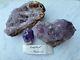 3 Pieces Crystal Allies Natural Specimens Amethyst Crystal Cluster From Morroco