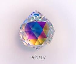 40mm Asfour Crystal, Clear AB, Crystal Sun Catcher, Crystal Ball Prisms 1 Hole