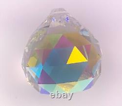 40mm Asfour Crystal, Clear AB, Crystal Sun Catcher, Crystal Ball Prisms 1 Hole