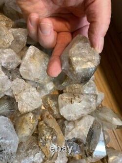 #423 10+lbs Natural Quartz Crystal pieces from Fonda, NY (aka Herkimer Diamond)