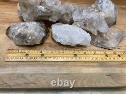 #434 5+lbs Natural Quartz Crystal pieces from Fonda, NY (aka Herkimer Diamond)