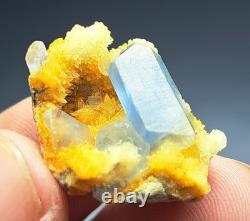 475carats 10pieces lot of lustrous rare blue Celestine specimens cluster+calcite