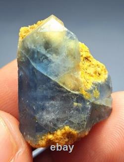 475carats 10pieces lot of lustrous rare blue Celestine specimens cluster+calcite