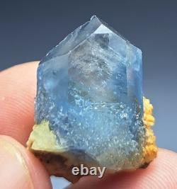 475carats 10pieces lot of lustrous rare blue Celestine specimens cluster+calcite