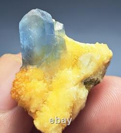 475carats 10pieces lot of lustrous rare blue Celestine specimens cluster+calcite