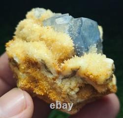 480grams 10 pieces lot of natural and lustrous top quality rare blue celestine