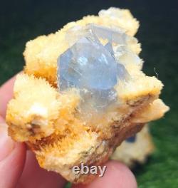 480grams 10 pieces lot of natural and lustrous top quality rare blue celestine