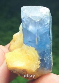 480grams 10 pieces lot of natural and lustrous top quality rare blue celestine