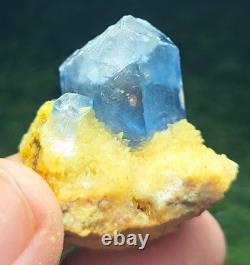480grams 10 pieces lot of natural and lustrous top quality rare blue celestine