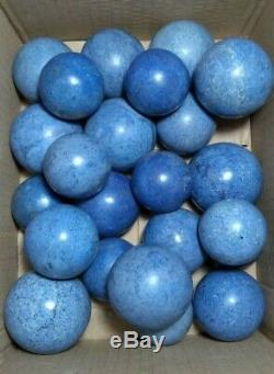 4.5 KG Ball Sphere Dumortierite Natural Crystal 23 Pieces Minerals From Perú