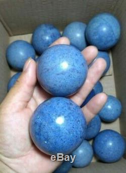 4.5 KG Ball Sphere Dumortierite Natural Crystal 23 Pieces Minerals From Perú