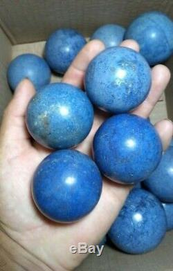 4.5 KG Ball Sphere Dumortierite Natural Crystal 23 Pieces Minerals From Perú