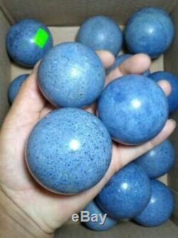 4.5 KG Ball Sphere Dumortierite Natural Crystal 23 Pieces Minerals From Perú