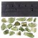 4.64g 18pcs Moldavite Natural Rough Small Pieces Lot #rm528