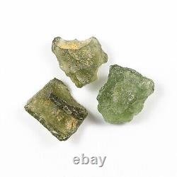 4.64g 18pcs MOLDAVITE natural rough small pieces LOT #RM528