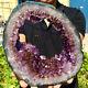 4.66lb Amazing Large And Thick Natural Amethyst Hole Piece F483