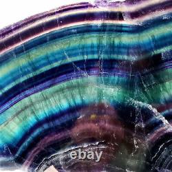 4.66LB Natural Rainbow Fluorite Crystal Quartz Piece Healing Specimen Stone