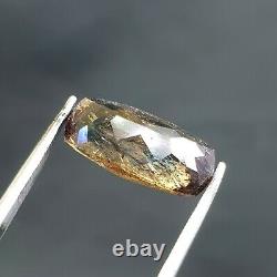 4.70ct Rarest Collection PIECE Green&Blue Touch Axinite top Faceted Gemstone@PAK
