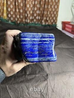 4.8kg 24cm Lapis Lazuli Geode Free form tumbled top quality maximum blue PC