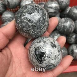 5000g 11lb Natural Picasso Jasper Crystal Sphere Ball Stone HEALING 15-25 Piece