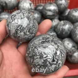 5000g 11lb Natural Picasso Jasper Crystal Sphere Ball Stone HEALING 15-25 Piece