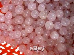 500 Pieces (11.7lb) NATURAL rose quartz crystal sphere ball healing
